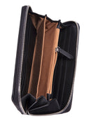 Polo Lyon Zip Around Purse Black