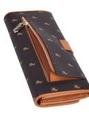 Polo New Iconic Clutch Purse Brown