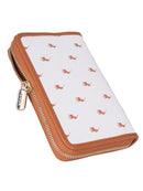 Polo New Iconic Zip Med Around Purse White