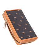Polo New Iconic Zip Med Around Purse Brown