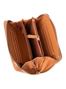 Polo New Iconic Zip Med Around Purse Brown