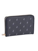 Polo New Iconic Zip Med Around Purse Black