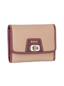 Polo Cabana Smalls Medium Trifold Purse Beige