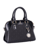 Polo Jacquard Small Shopper Crossbody Black
