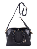 Polo Jacquard Small Shopper Crossbody Black