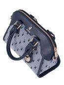 Polo Jacquard Small Shopper Crossbody Navy