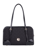 Polo Jacquard E/W Shopper Bag Black