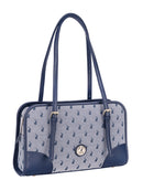 Polo Jacquard E/W Shopper Bag Navy