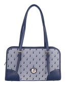 Polo Jacquard E/W Shopper Bag Navy