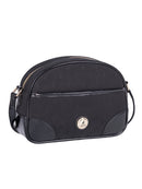 Polo Jacquard Sling Bag Black