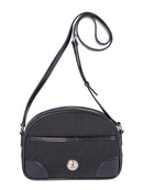 Polo Jacquard Sling Bag Black