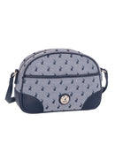 Polo Jacquard Sling Bag Navy