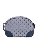 Polo Jacquard Sling Bag Navy
