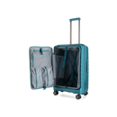 Steve Madden Manhattan Jet Set Medium Trolley Case Teal Blue 64cm