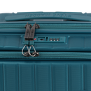 Steve Madden Manhattan Jet Set Carry On Trolley Case Teal Blue 54cm