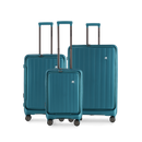 Steve Madden Manhattan Jet Set Carry On Trolley Case Teal Blue 54cm