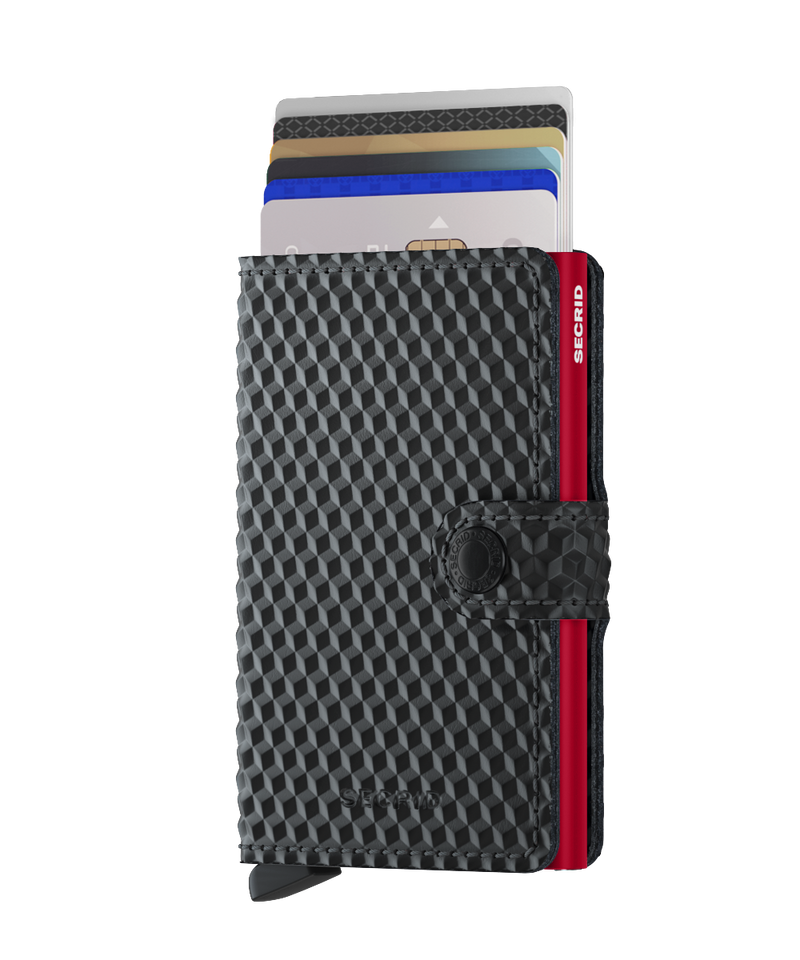 Secrid Miniwallet Cubic Black-Red