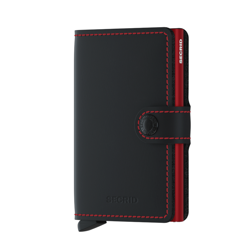 Secrid Miniwallet Matte Black-Red