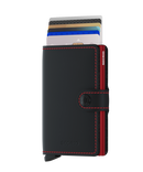 Secrid Miniwallet Matte Black-Red