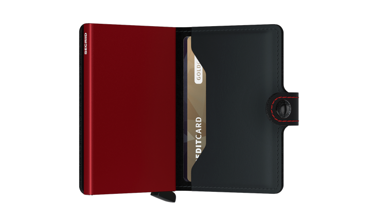 Secrid Miniwallet Matte Black-Red