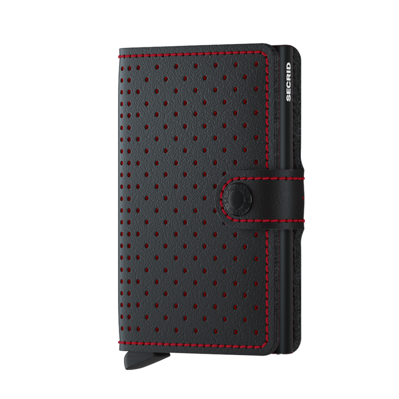 Secrid Miniwallet Perforated Black Red