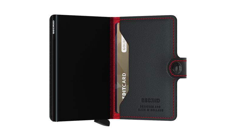 Secrid Miniwallet Perforated Black Red