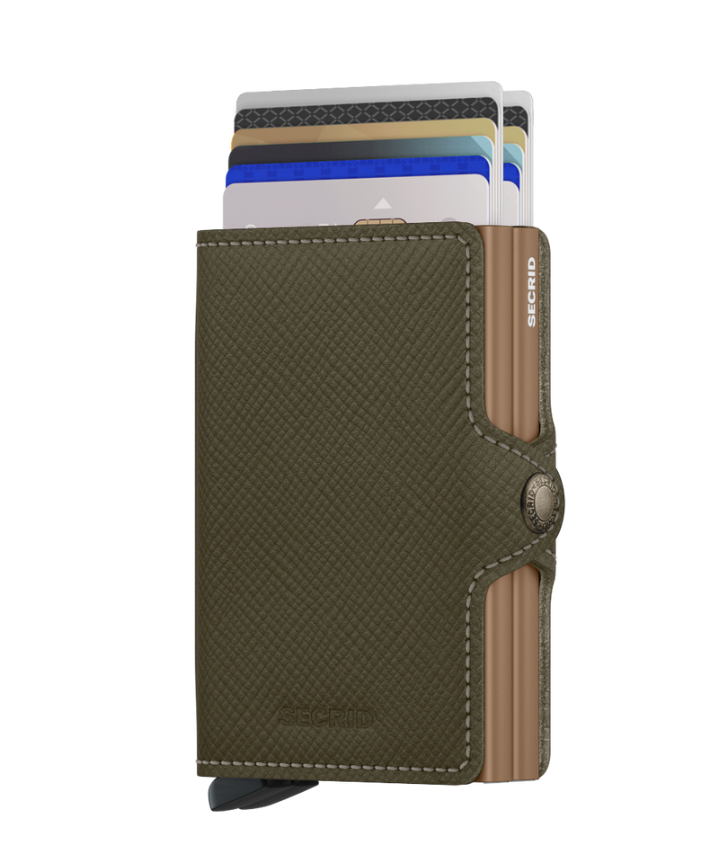 Secrid Twinwallet Saffiano Olive