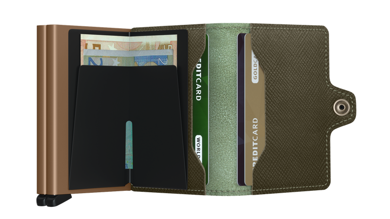 Secrid Twinwallet Saffiano Olive