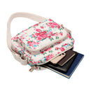 Troop London Small Shoulder Bag Beige/Floral