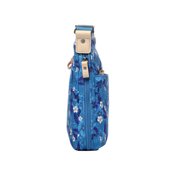 Troop London Shoulder Cross Body Blue Floral