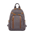 Troop London Canvas Backpack Small Charcoal