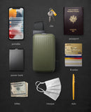 Ogon Aluminium Phone Bag and Wallet Crossbody Black