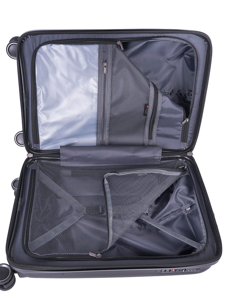 Cellini Xpedition Carry On Trolley Trunk Case Black