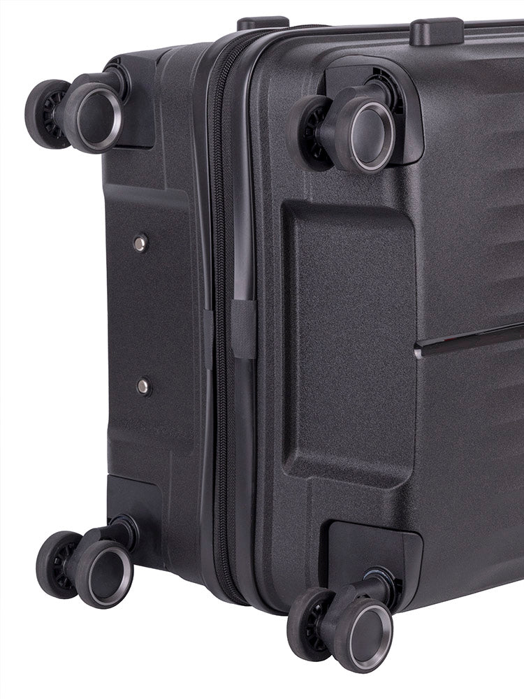 Cellini Xpedition Medium Trolley Trunk Case Black