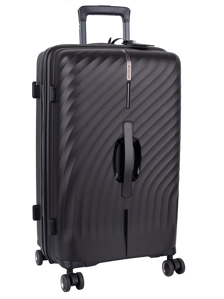 Cellini Xpedition Medium Trolley Trunk Case Black