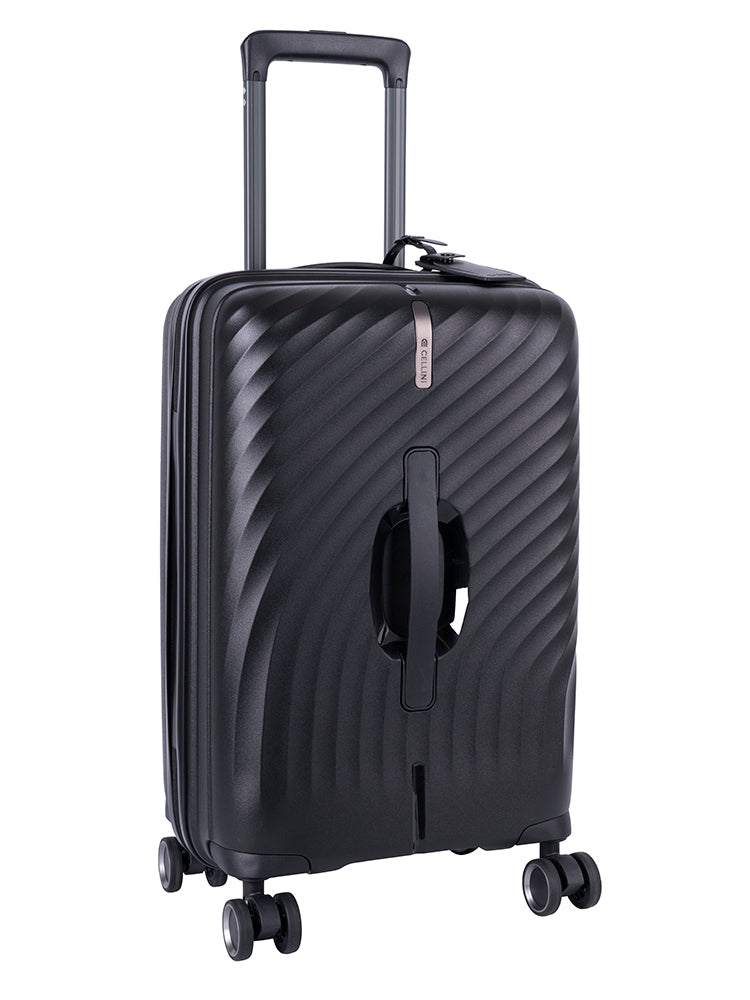 Cellini Xpedition Carry On Trolley Trunk Case Black