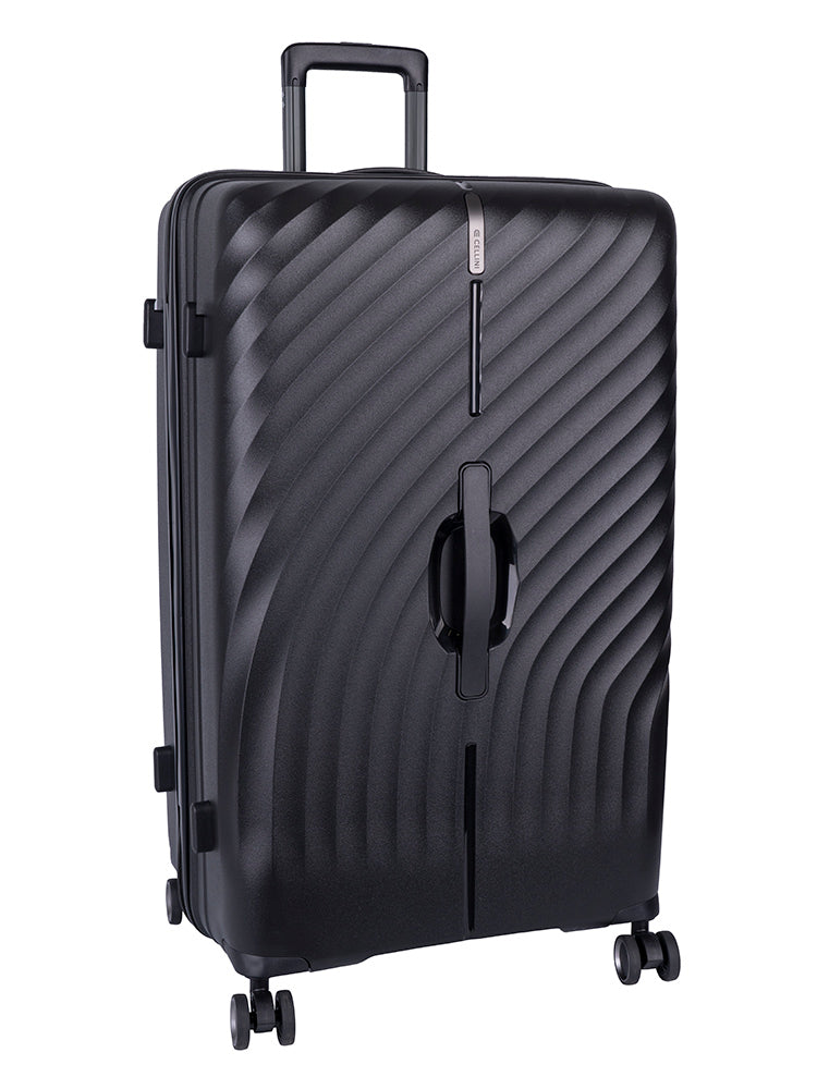 Cellini Xpedition Large Trolley Trunk Case Black