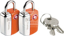 Go Travel Mini TSA Twin Pack Locks Orange