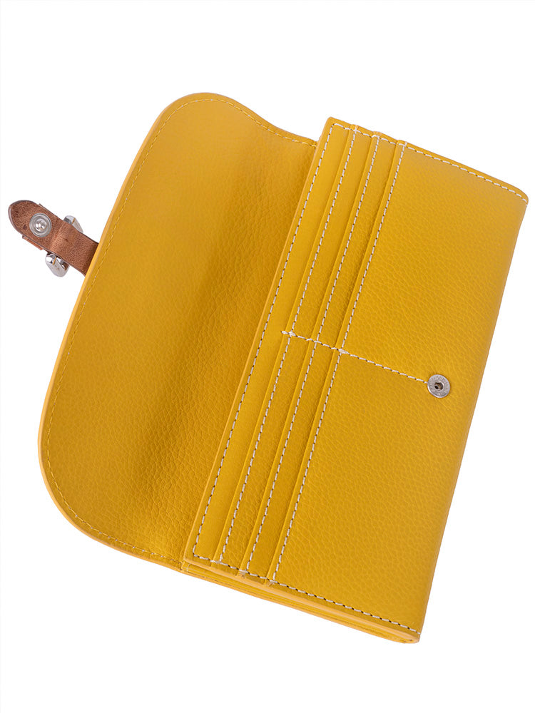 Polo Benton Clutch Purse Mustard/Tan