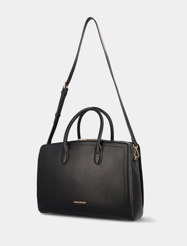 Dianna Boxy Laptop Bag Black