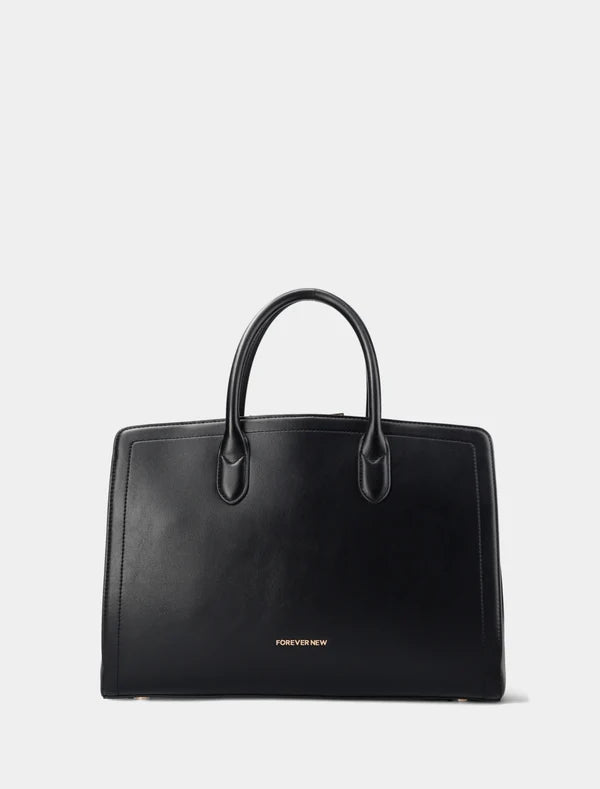 Dianna Boxy Laptop Bag Black