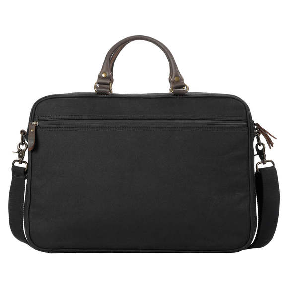 Troop London Briefcase Wax Black