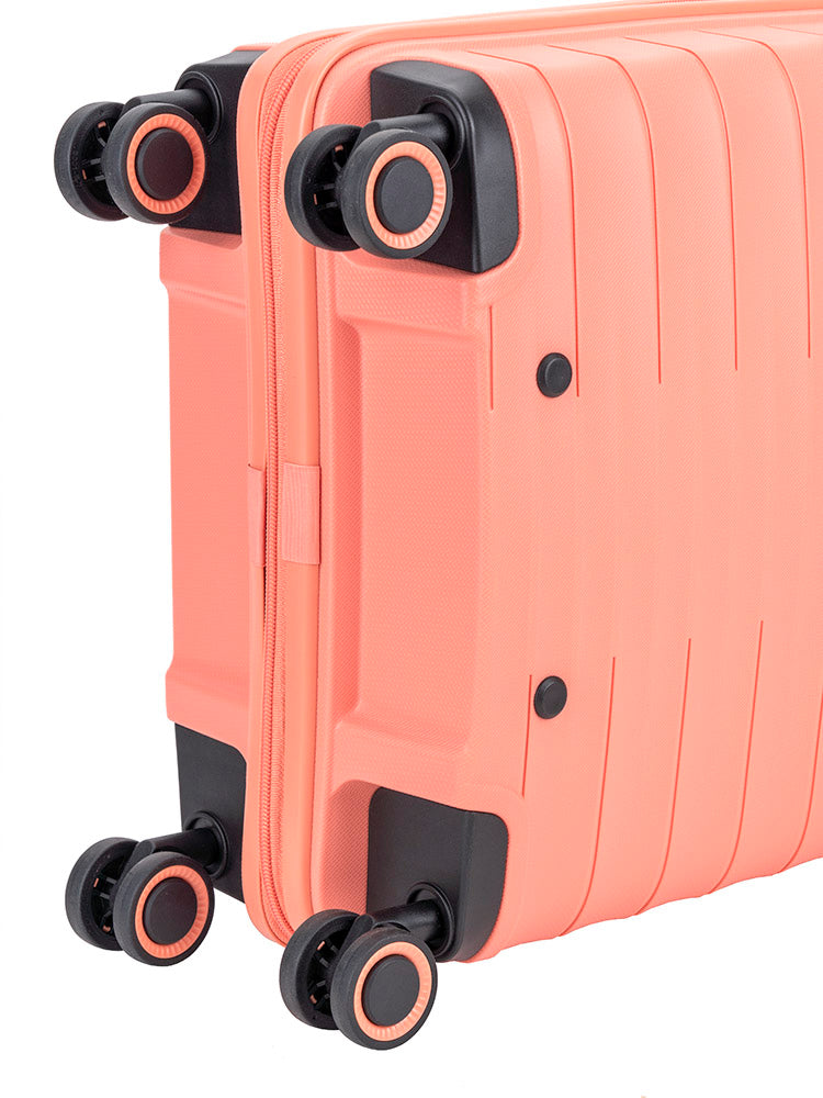 Jo Borkett ONYX Carry On Trolley Case Coral