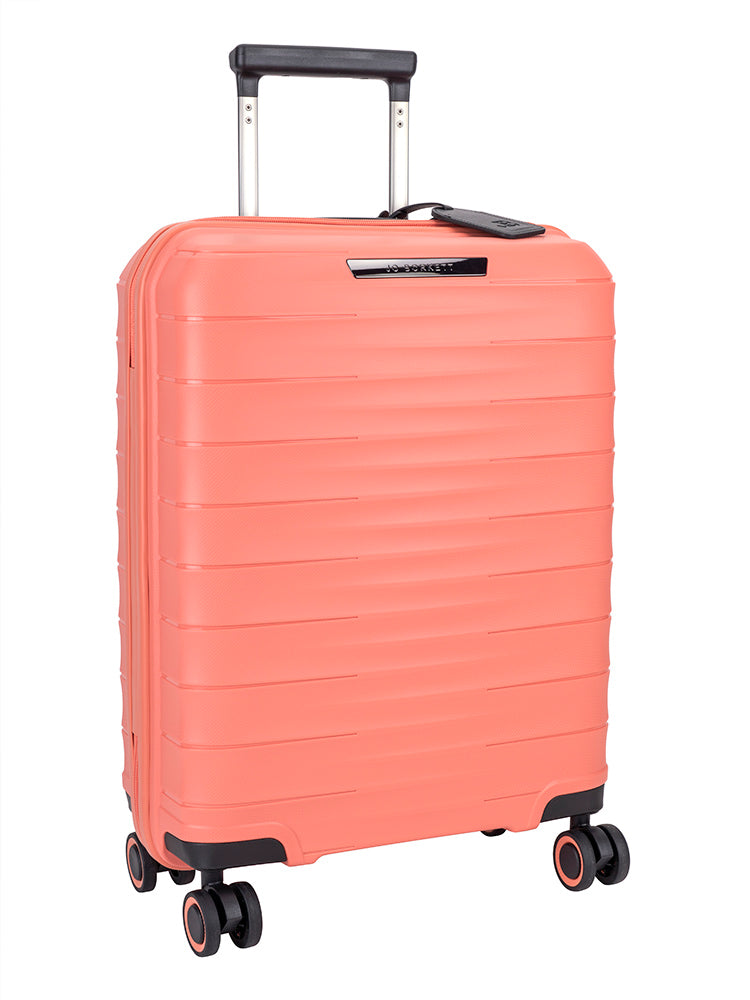 Jo Borkett ONYX Carry On Trolley Case Coral