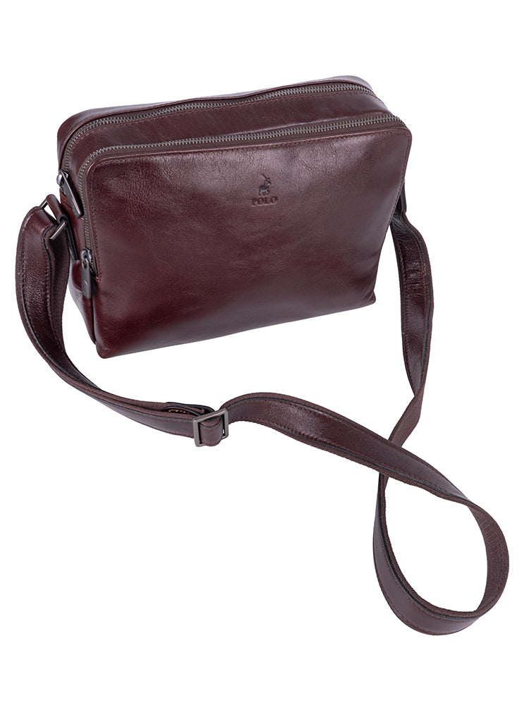 Polo Delta Crossbody Brown