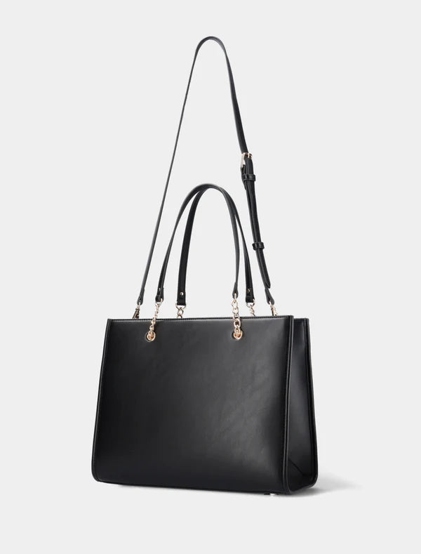 Harper Jacquard Shopper Black