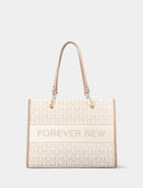 Harper Jacquard Shopper Stone