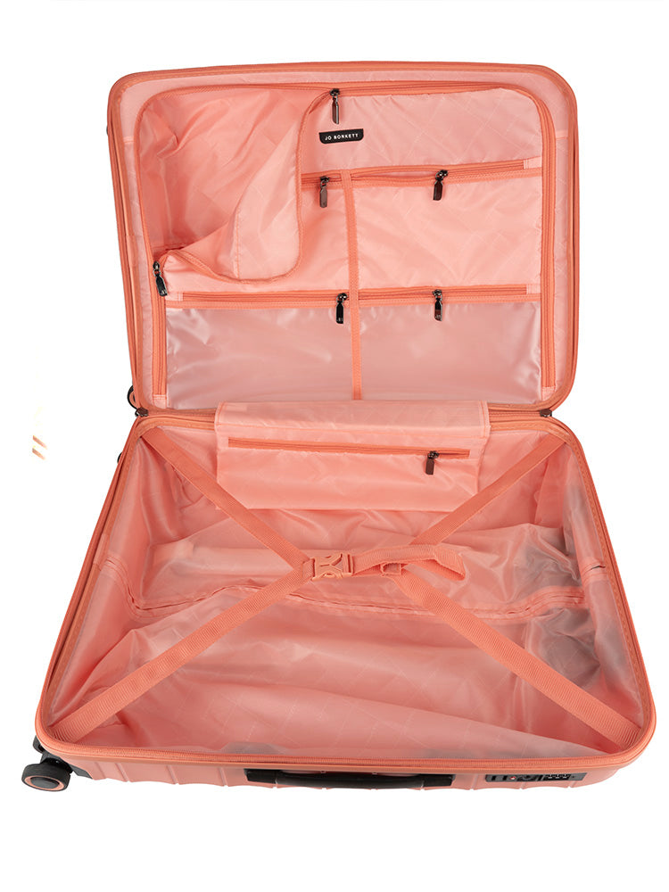 Jo Borkett ONYX Medium Trolley Case Coral