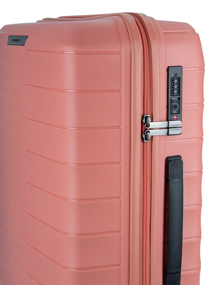 Jo Borkett ONYX Medium Trolley Case Coral