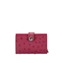 Journey Ostrich Card Holder Chilli Red
